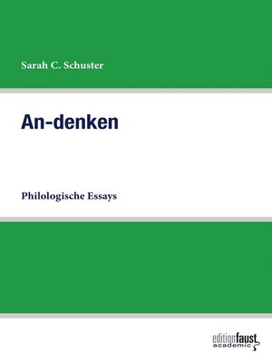 cover image of An-denken
